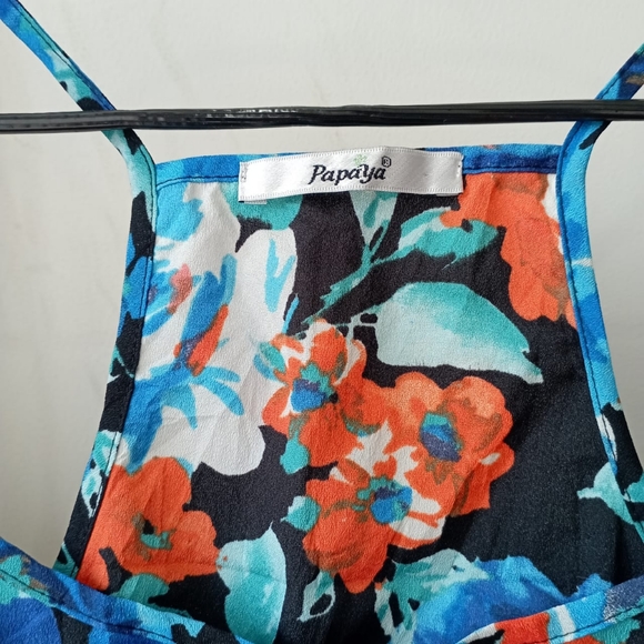 💚 Papaya Floral Crop Top - Picture 11 of 16